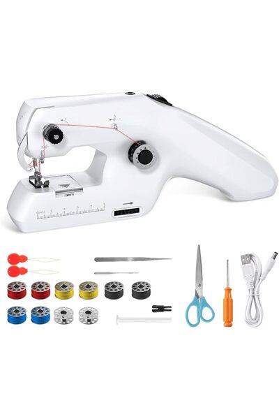 GENERAL Handheld Sewing Machine Portable Mini Electric Sewing Machine Hand-He...