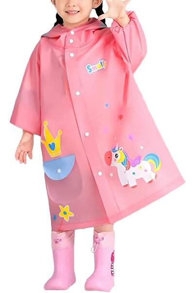 SYOSI Lightweight Waterproof Hooded Raincoat Reusable Poncho Jacket Suitable ...