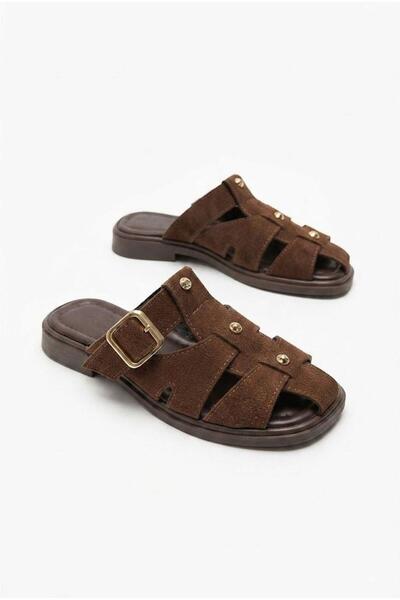 fort 24-232 Stylish Comfortable Women's Slippers with Buckle Detail and Close...