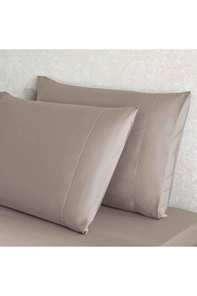 Linens X TENCEL™ Lyocell 2'li Standart Yastık Kılıfı Seti Vizon