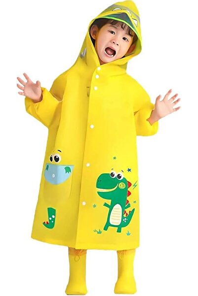 SYOSI Lightweight Waterproof Hooded Raincoat Reusable Poncho Jacket Suitable ...