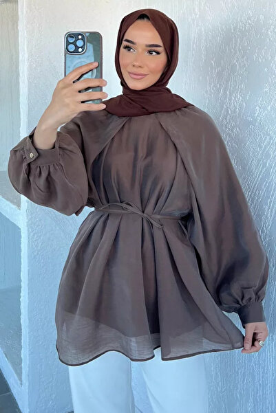 TOZLU Inner Lined Casual Hijab Blouse