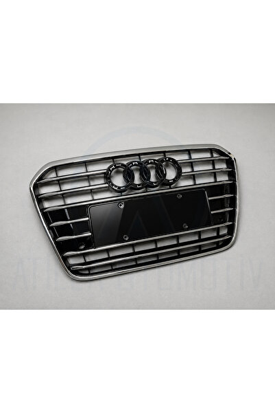 MAP Auto Teile AUDİ A6 C7 4G 2012-2015 S-LİNE TİP KROM SİYAH ÖN PANJUR