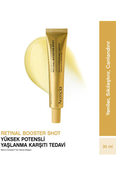 Arencia Retinal Booster Shot 30 ml Anti-Wrinkle Firming Facial Serum with Ret...