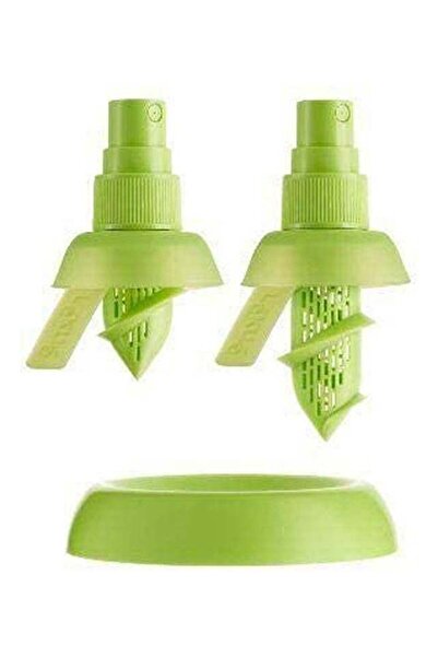 Generic Lemon Juice Mini Squeezer & Sprayer 3Pcs Green