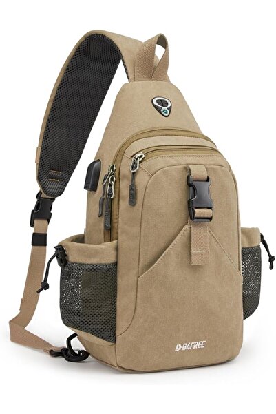 GENERAL Canvas Crossbody Backpack with Rfid Blocking Technology for Hiking, F...