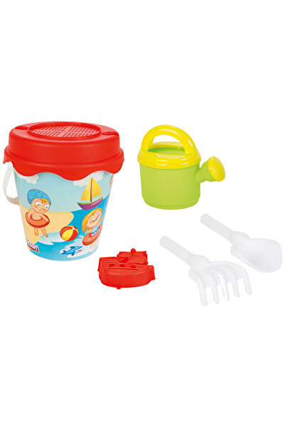 Evelise Pilsan Sweety Set de joacă cu nisip în găleată cu 6 piese