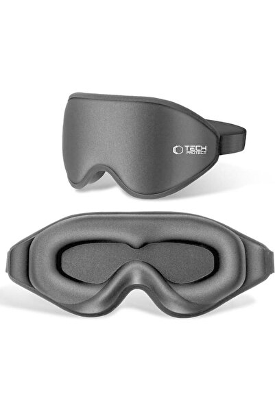 Tech-Protect Μάσκα Ύπνου Eyeshade Sleep Mask με Αφρό Μνήμης - Grey