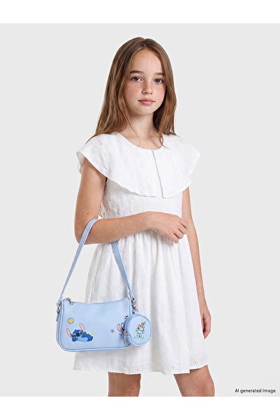 LC Waikiki Girl's Shoulder Bag with Stitch Figure
