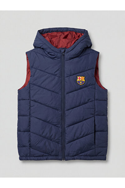 LC Waikiki Esvab • Modern & Distinctive Hooded Fan Printed Boys' Puffer Vest