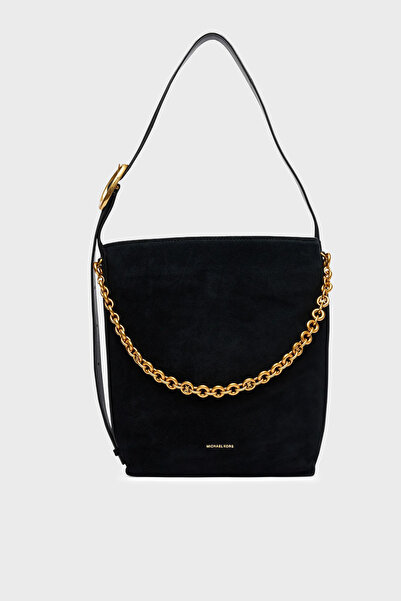Michael Kors Zincir Detaylı Ayarlanabilir Askılı Süet Çanta 30T6AUEM8S001 Kad...