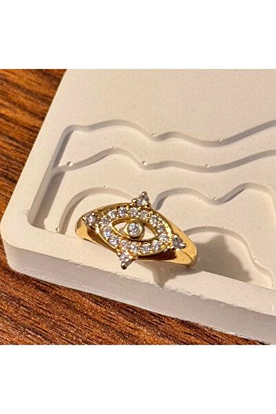 F&I FLORAL İSTANBUL Eye Stone Ring - Adjustable