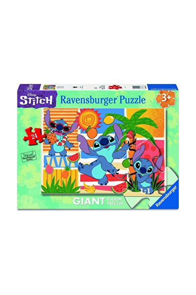 Generic Puzzle Ravensburger Disney: Stitch în vacanță – Puzzle gigant de pode...
