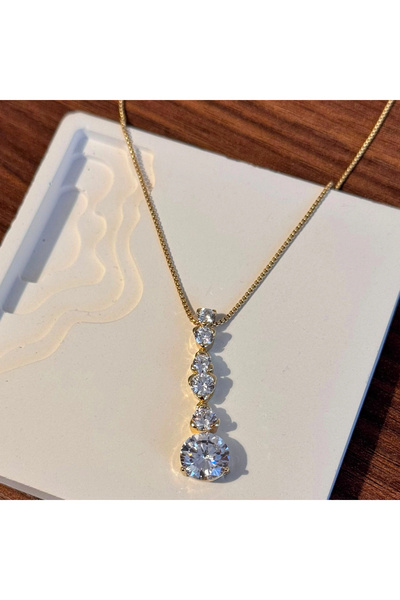 F&I FLORAL İSTANBUL Long Stone Necklace