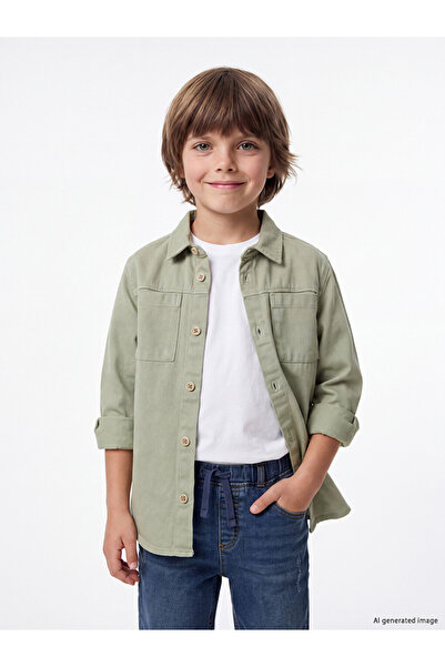 LC Waikiki Gabardine Boy's Shirt