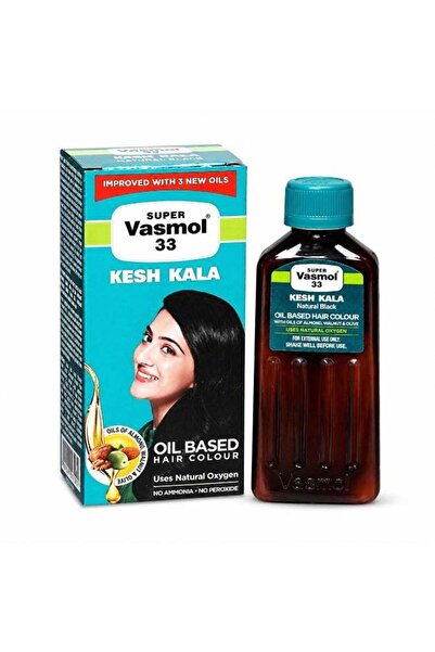 Vasmol Super 33 Kesh Kala Oil Based Hair Colour, Natural Black, 100ml