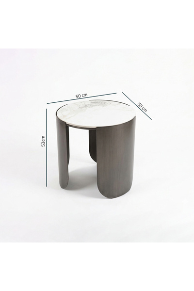 GLAMOURE HOME Modern Geometric Nesting Dining and Coffee Table Set (5 Pieces)