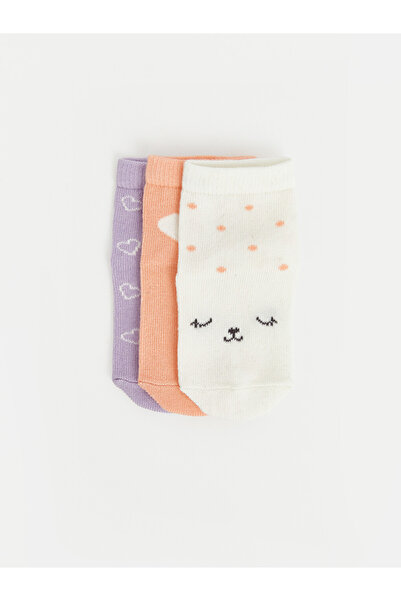 LC Waikiki I Embroidered Girls' Socks 3-Pack from Freezen Store