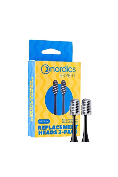 Nordics Set de 2 capete de rezervă pentru periuță de dinți electrică, Expert,...