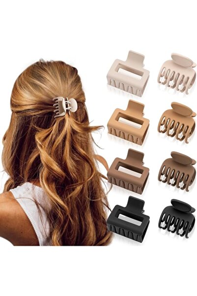GENERAL Depoka Women Girls Medium Claw Hair Clips Matte Hair Claws 2" Rectang...