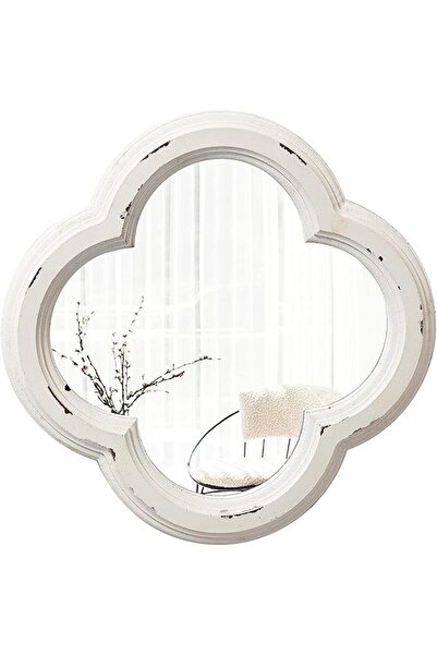 GENERAL Antique Oval Mirrors for Wall Decor 11" Wooden Hanging Entryway Mirro...