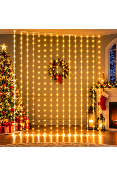 Kuzey YUKSEK KALİTE 16 DALLI GÜN IŞIĞI SALKIM LED IŞIK 3 METRE 30 CM X 2 METR...