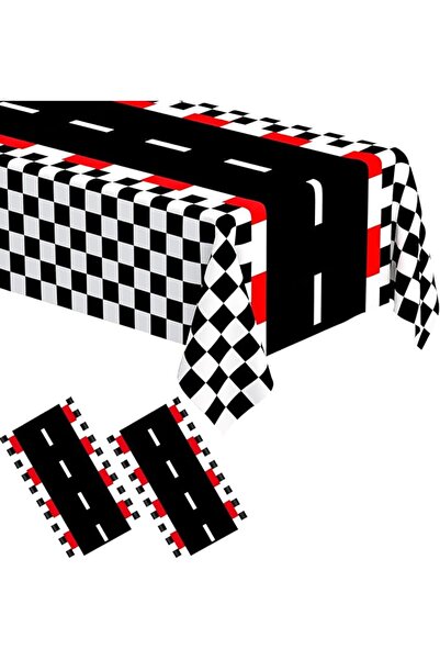GENERAL Rectangle Checkered Pattern Tablecloth Plastic Disposable Table Cover...
