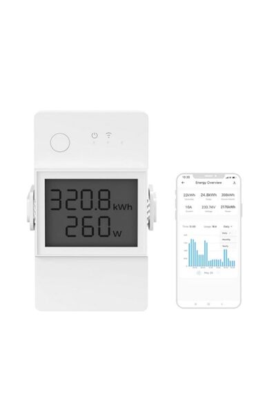 Generic SKEIDO POW Elite 20A WiFi Smart Switch with Energy Monitoring Univers...