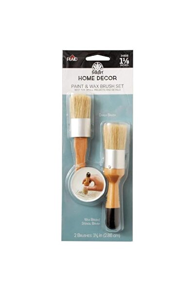 Generic FolkArt Home Decor Chalk and Wax Brushes,