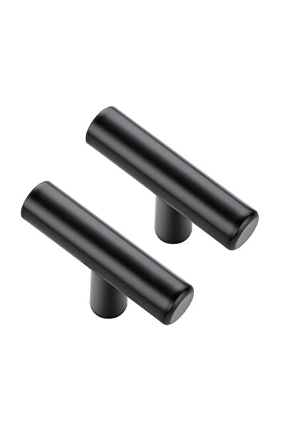 Generic 10 Pack T-Bar Cabinet Knobs, Black Cabinet Handles, 2in Kitchen Cabie...