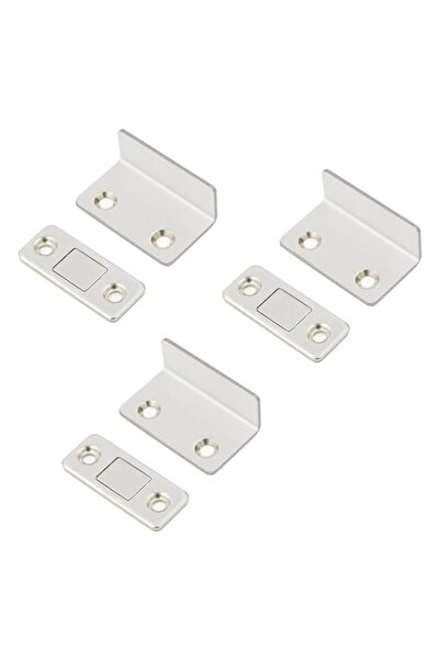 Generic JZS 4 Pcs Cabinet Magnetic Catch, L-Shaped Jiayi Ultra Thin Cabinet D...