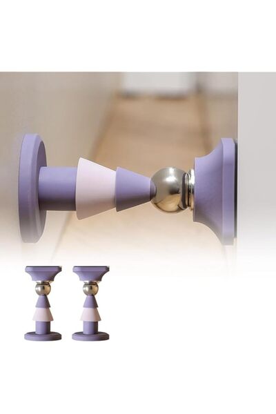 Generic Tazweeq Magnetic Door Stoppers 2Pack, Stainless Steel Door Stops with...