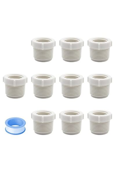 Generic Adapter, 3/4 Inch Male to 1/2 Inch Female Threaded Connector, Durable...