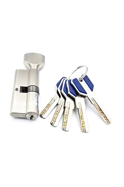 Generic MSM Msvilla Lock Cylinder ISO9001, 60mm, Satin Nickel Finish, 5 Compu...
