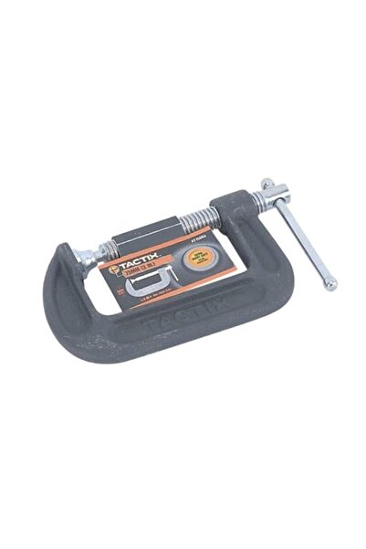 Generic Tactix C-Clamp 4 Inch (100mm), Heavy-Duty Cast-Iron Body, Industrial ...
