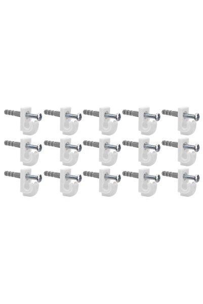 Generic Down Wall Clips 30 Sets Wire Shelf Brackets Loop, Closet Shelves Hard...