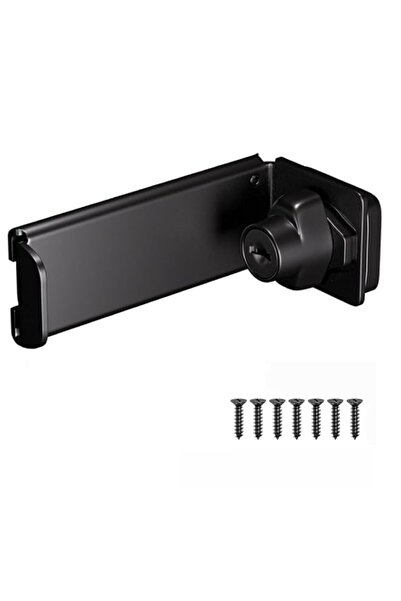 Generic 3.3 Inch Heavy Duty 90° Right Angle Sliding Door Hasp Lock with Key -...