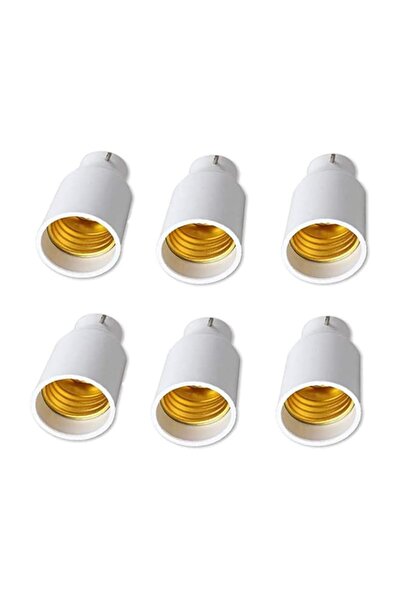 Generic B22 to E27 Bulb Adapters 6 Pack Lamp Holder Converter Base Bulb Socke...