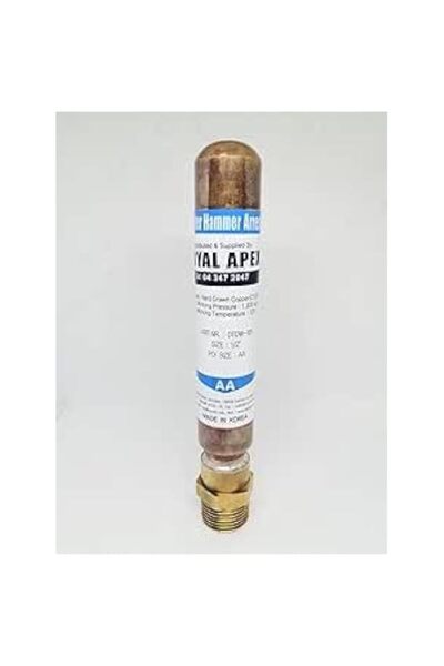 Generic Royal Apex Water Hammer Arrester with Hard Drawn Copper Body for Dest...