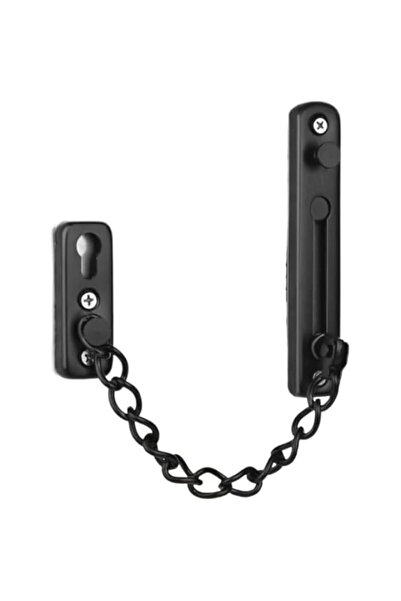Generic Bukela Black Safety Door Chain Lock, Stainless Steel Door Guard with ...