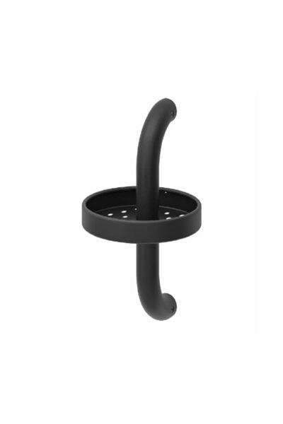 Generic Shower Shelf - Anthracite Wall-Mounted Bathroom Organizer, 16x29 cm, ...