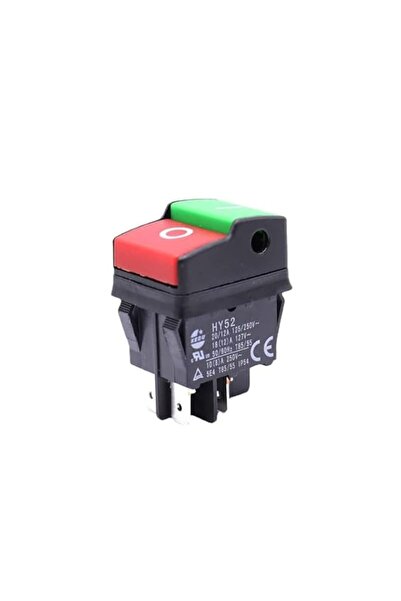 Generic WANGCL KEDU HY52 4Pins On Off Push Button Switch Device AC 125/250V 2...