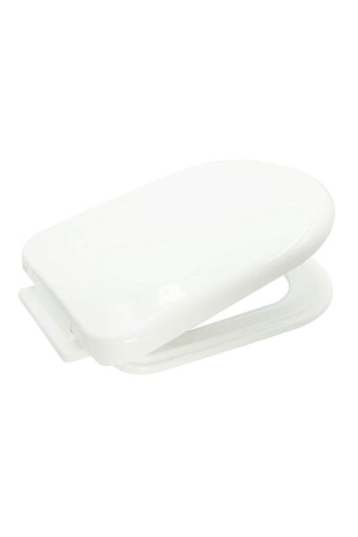 Generic Toilet Seat Cover Wc White Lid - Made in UAE (TSC 3 - Orient Design)