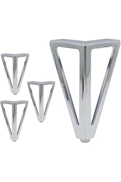 Generic Joyzzz Metal Furniture Legs, Industrial Style Triangle Support Legs S...
