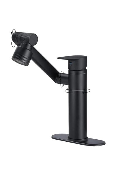 Generic Joyzzz Swivel Faucet, 1080 Degree Rotatable Kitchen and Bathroom Fauc...