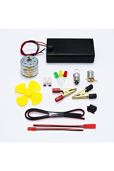 Generic Electric Kit Bulb Holder LED Motor Switch Wire Connector Cell Case DI...