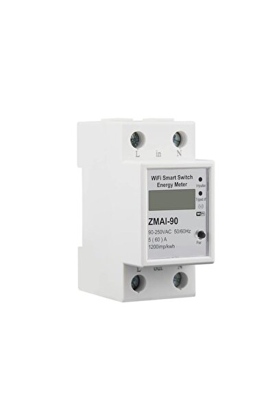 Generic MOES WiFi Smart Energy Meter, DIN Rail Power Monitor | Real-Time Powe...