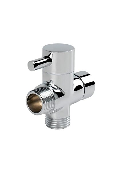 Generic Solid Brass 3-Way Diverter Valve for Hand Shower and Fixed Shower Hea...