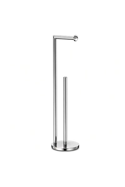 Generic Toilet Paper Holder Free Standing, Brushed Nickel Toilet Paper Holder...