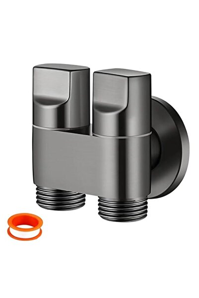 Generic G1/2 inch Dual Switch Water Valve,Double Control Angle Valve with Bra...